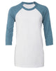 CA3200Y Bella Youth 3/4 Sleeve Baseball Tee