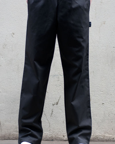 Dennys Black Elasticated Trouser