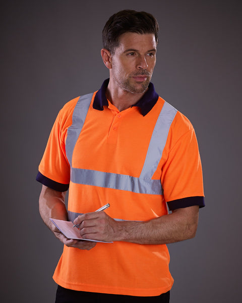 Yoko Hi-Vis Short Sleeve Polo Shirt