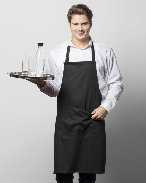 JG20 Bistro By Jassz Lisbon 100% Cotton Bib Apron