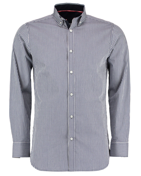 KK136 Clayton & Ford Long Sleeve Gingham Shirt