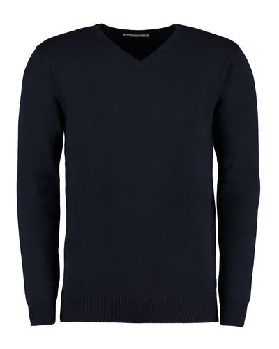 KK352 Kustom Kit Men's Arundel Long Sleeve V-Neck Sweater