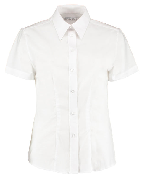 KK360 Kustom Kit Ladies' Workwear Short Sleeve Oxford Shirt