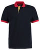 KK404 Kustom Kit Contrast Collar and Placket Polo