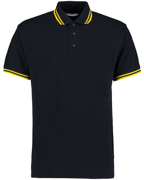 KK409 Kustom Kit Men's Tipped Piqué Polo