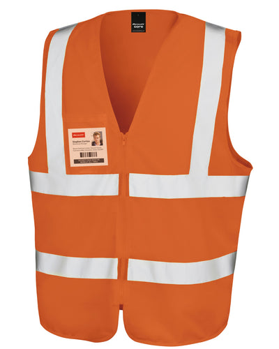 R202X Result Safeguard Zip Safety Tabard