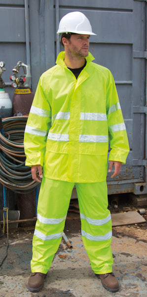 Result Safeguard Hi-Vis Waterproof Suit