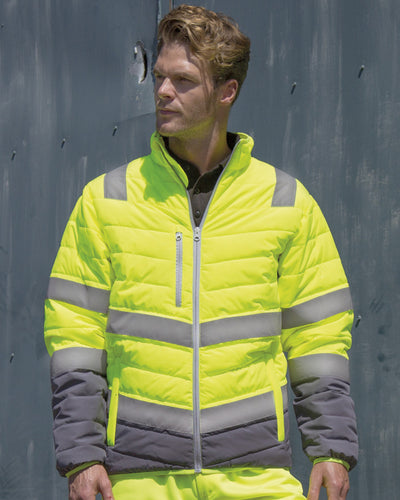 R325M Result Safeguard Men's Soft Padded Safety Jacket