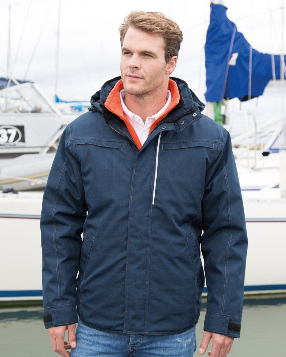 R326X WORK-GUARD by Result Denim Texture Rugged Jacket – AP Workwear