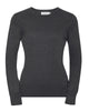 R717F Russell Collection Ladies' Crew Neck Knitted Pullover