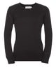 R717F Russell Collection Ladies' Crew Neck Knitted Pullover