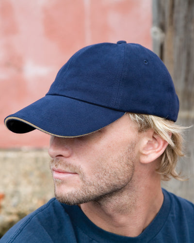 RC25P Result Headwear Pro-Style Heavy Brushed Cotton Cap with Sandwich Peak