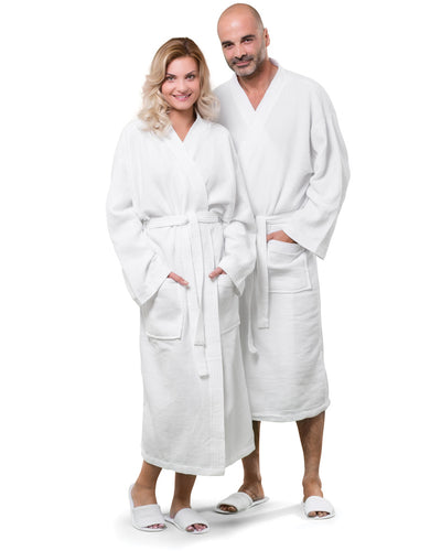 T02821 Towels By Jassz Constance Waffle Pique Bath Robe
