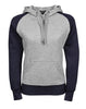 TJ5433 Tee Jays Ladies Two-Tone Hooded Sweatshirt