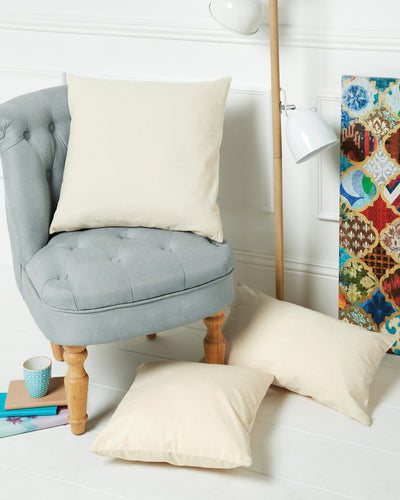 W350 Westford Mill Fairtrade Cotton Canvas Cushion Cover