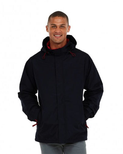 CM Clarkes Environmental Waterproof Jacket with Clarkes Logo to LHFB in Black